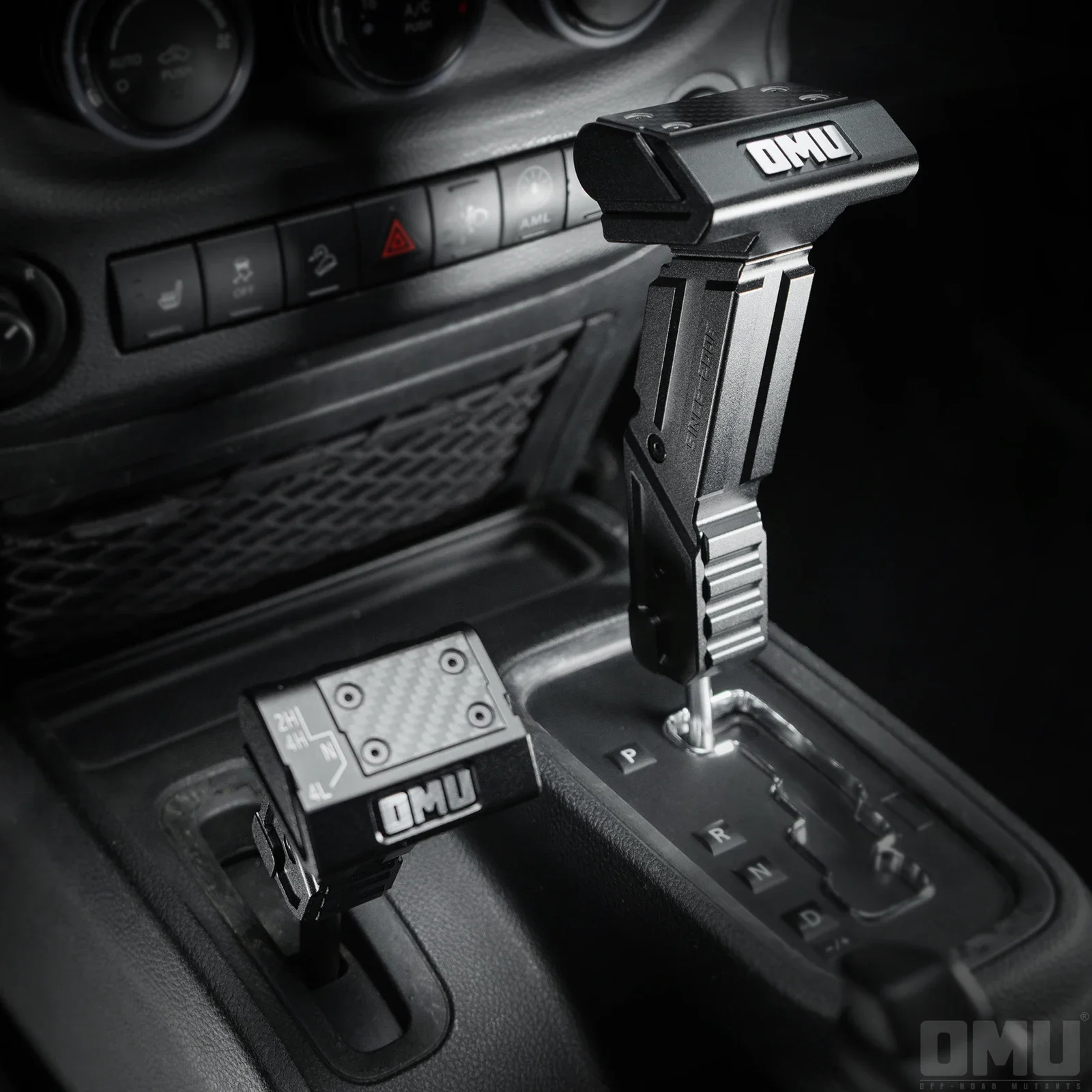 Genesis Series Aluminum Gear Lever Shift Knob For Jeep Wrangler JK Shifter Transfer Case Lever Handle Kit Accessories
