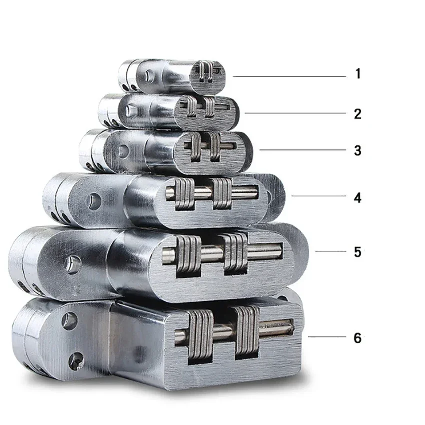 

1PC Stainless Steel Hidden Hinges 180° Invisible Folding Window Door Hinge With Screws Furniture Hardware Accessories