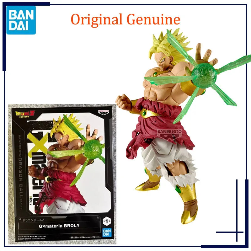 

Original Genuine Bandai Anime Dragon Ball BANPRESTO G×materia BROLY Model Toys Action Figure Gifts Collectible Ornaments