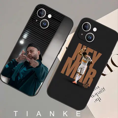 For N-Neymar Football 10 Phone Case For Iphone 16 15 11 13 14 Pro Max 7 8 Plus X Xr Xs Max 12mini Black Shell Cover Case