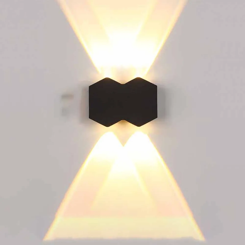 

Durable 4W 6W 8W LED Wall Light Energy Saving Waterproof Outdoor Wall Lamp Warm Light Wall-mounted Garden Sconce Lights Balcony