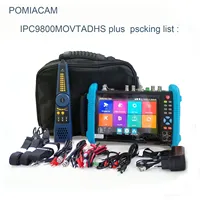 IPC9800 IPC CCTV test monitor 8MP AHD TVI CVI Tester PRO H.265 8K Video display tester monitor IP camera tester 7inch cctv test