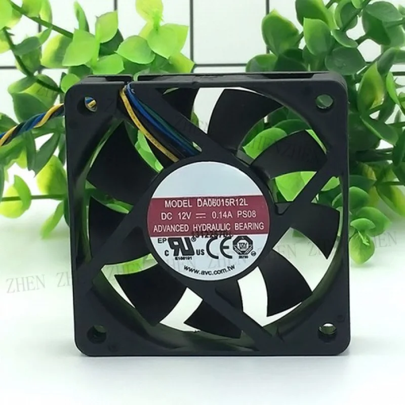 

Y 1PC New for AVC DA06015R12L DC 12V 0.14A 4pin PWM Chassis Cooling Fan # QW.