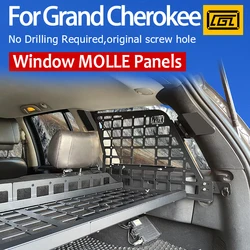 For Jeep Grand Cherokee WJ 1999-2005 Accessories Window MOLLE Panels Car Rear Trunk Debris Rack Car-Styling