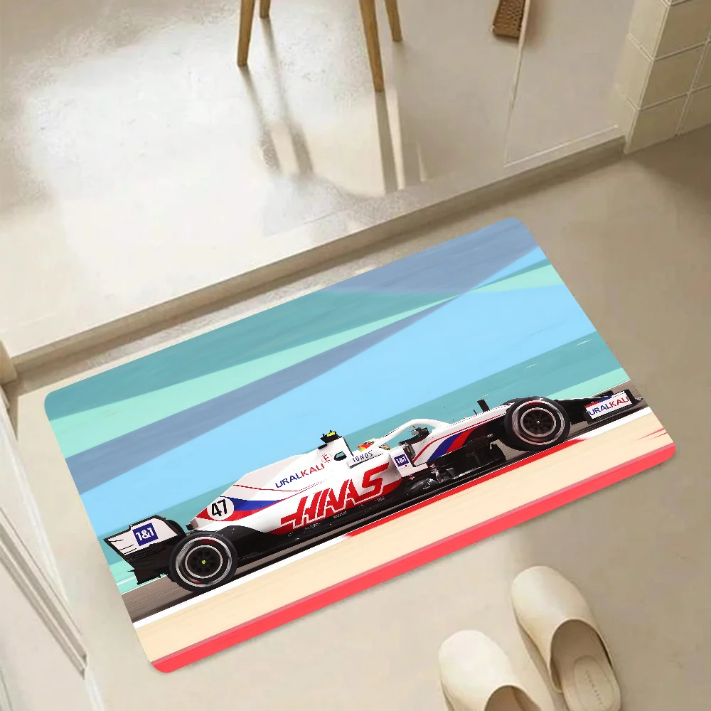 مانعة للانزلاق للمنزل ، حصائر ماصة للحمام ، مستلزمات ديكور المنزل ، سجادة ، حصيرة قدم ، سباق ، هاس ، فريق F1 #4