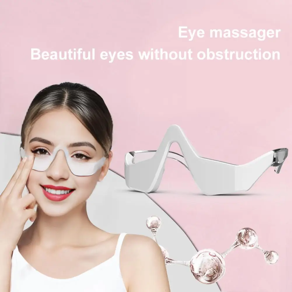 Eye Protection Device Advanced Eye Beauty Device for Dark Circles Wrinkles Light Glasses Microcurrent Therapy Under-eye Renewal