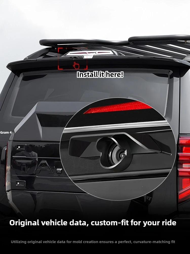 For Tank 400Hi4t Rear camera rain cover streaming media lens cover rain protection eyebrow durable exterior accessories