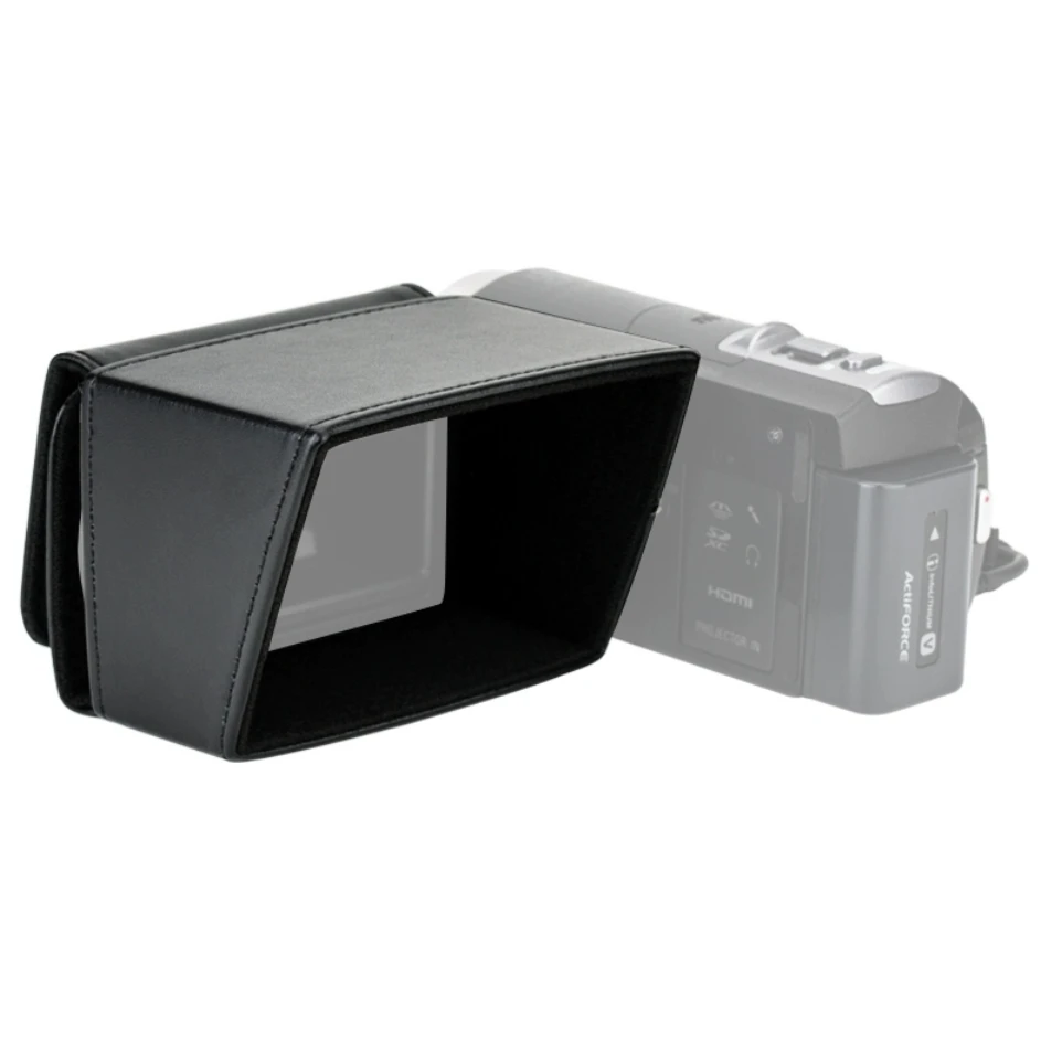 3inch LCD Screen Display Monitor Hood TV DV Movie Video Visor Cage Protective Cover Light Shield Shade Block Mask Sunshade S1H