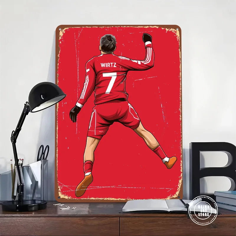 Florian Wirtz Printed Poster Customized Wall Art Retro Vintage Metal Tin Signs for Home Garage Decoration Room Desk Decor Items