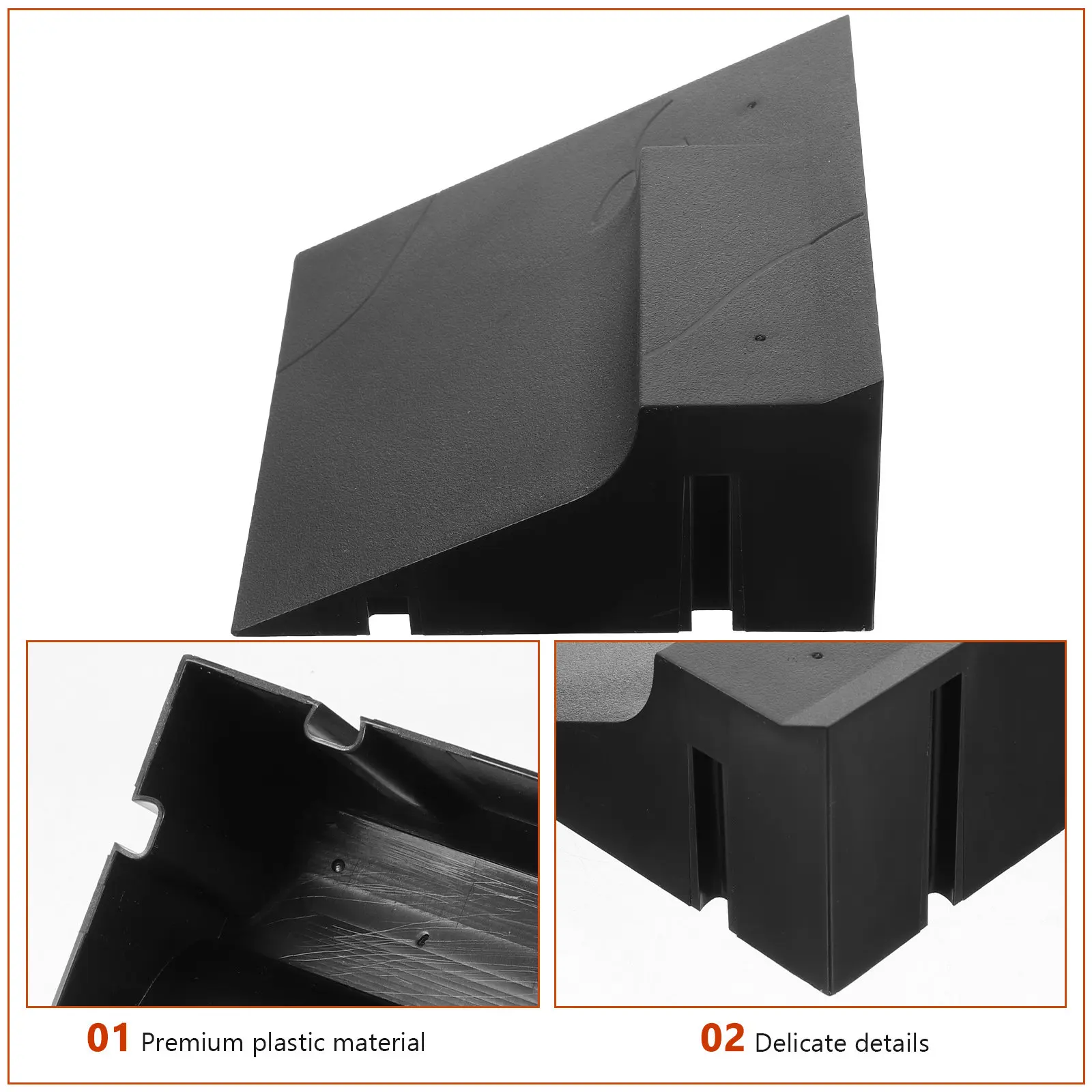 1pc Fingerboard Park Ramp Kit Premium Plastic Mini Skateboard Training Prop For Kids Finger Sport Exercise Set Child Skateboard