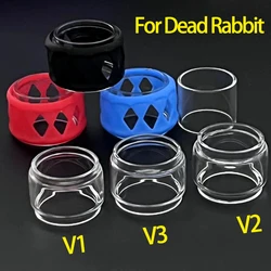 Verre à bulles protecteur en silicone pour lapin V1 v2/lapin 3, ampoule normale, droit, de rechange, toxique P