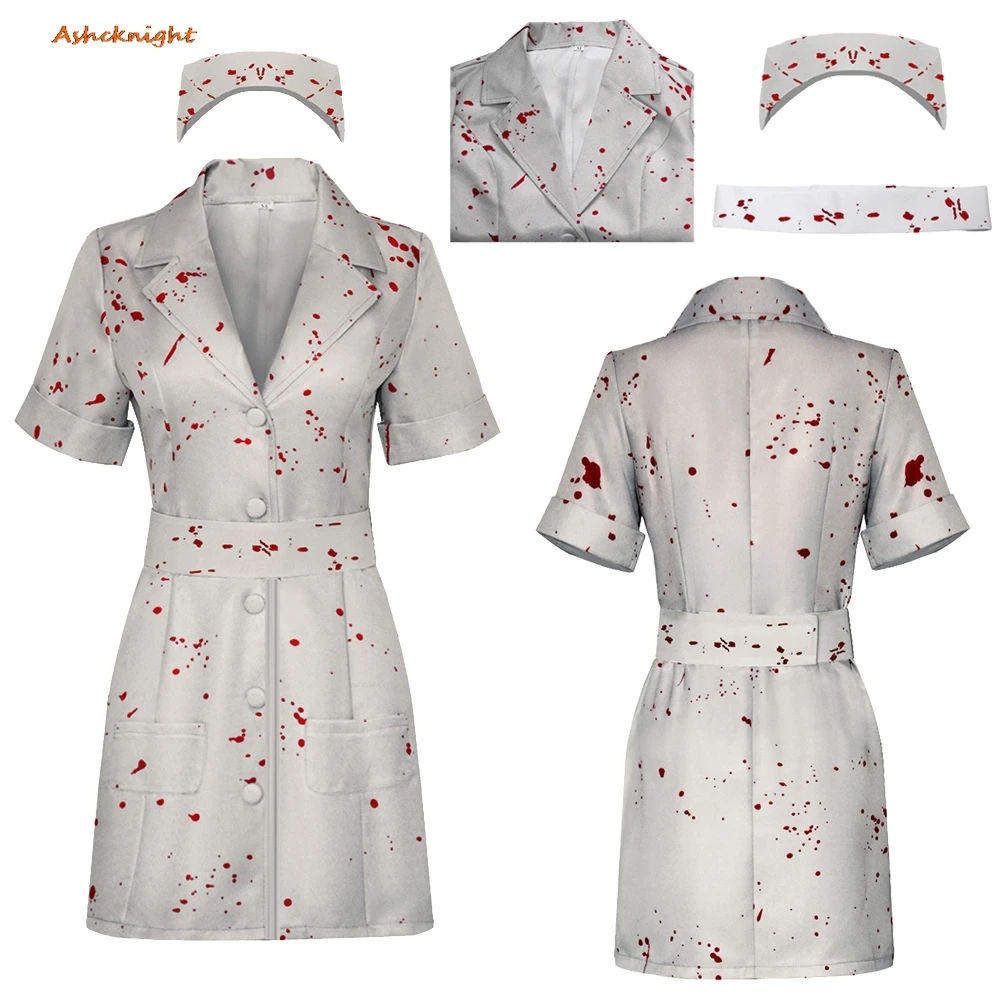 

Костюм медсестры из игры Return Silent для косплея, женский наряд для вечеринки, маскарадный костюм для ролевых игр, женский костюм на Хэллоуин, карнавальный наряд