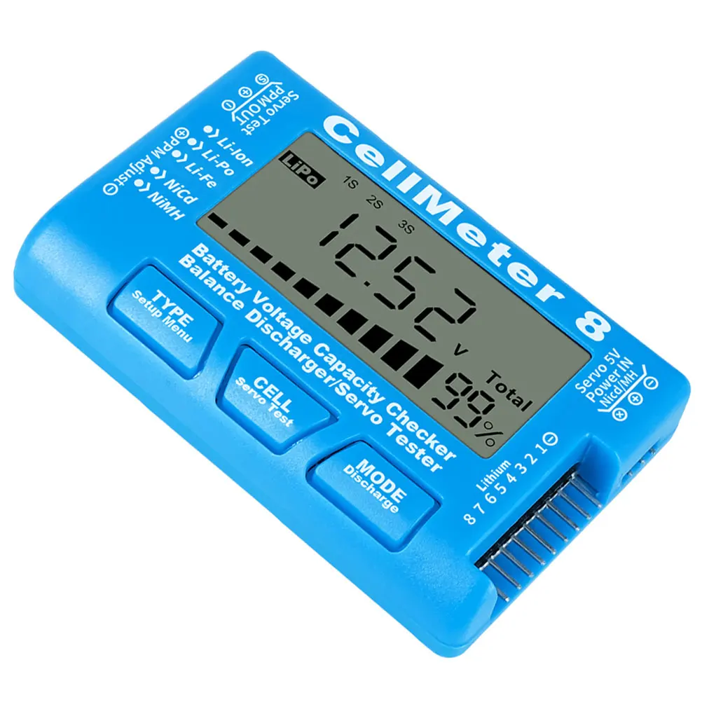 

Tester Li-Ion Li-Po Li-Fe Digital Capacity Checker Voltage Electronic Circuit Lithium Nickel