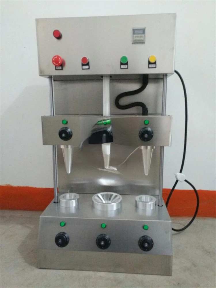 The factory price of pizza cone machine electric 3 cone pizza cone maker pizza oven for sale