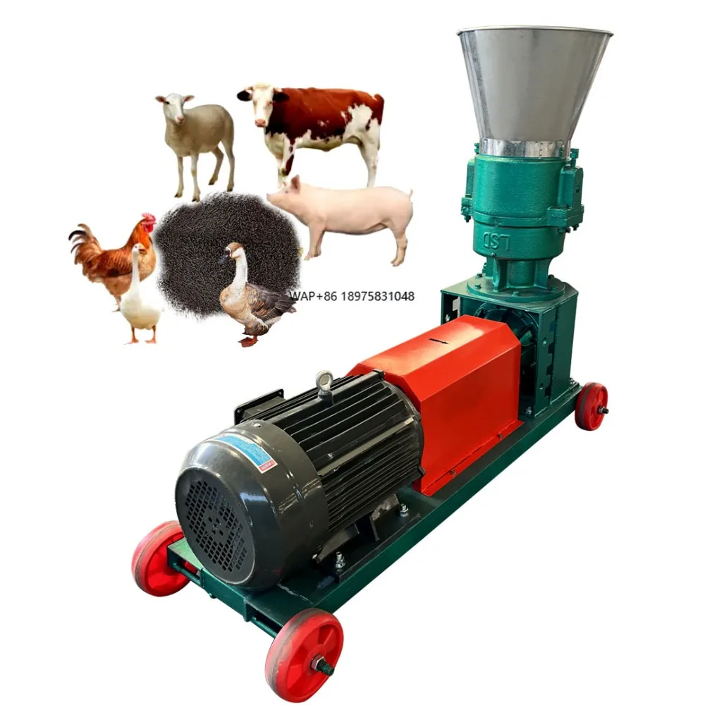 Boerderijvee- en pluimveevoerprocessor Varken Vee Kip Vis Pluimveevoerprocessor