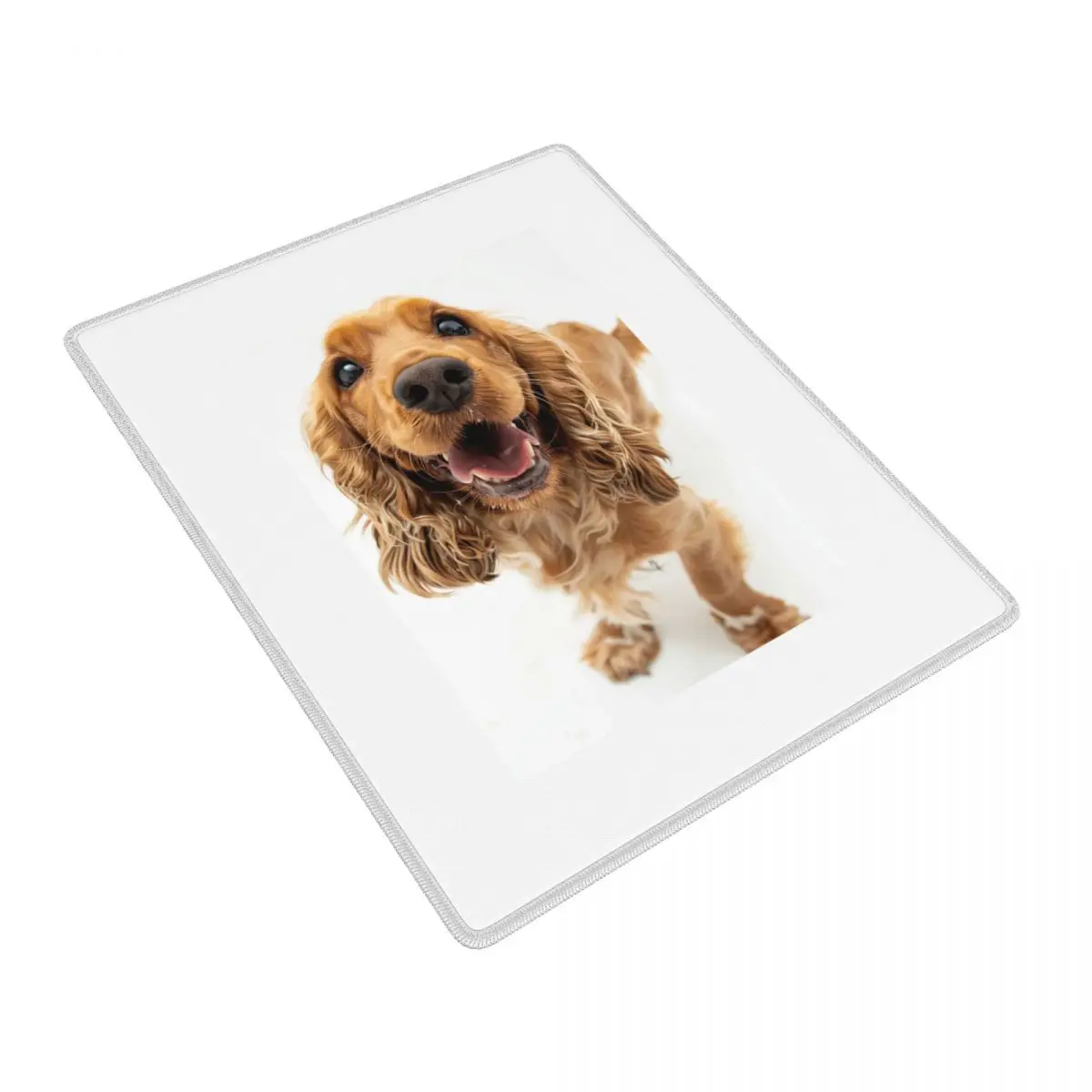 

Tail Wagging Wisdom_ Nurturing Your Cocker Spaniel Spirit Mouse Pad Gamer PC Laptop Mats KeyboardDesk Mat 7x9 in 22x18 cm