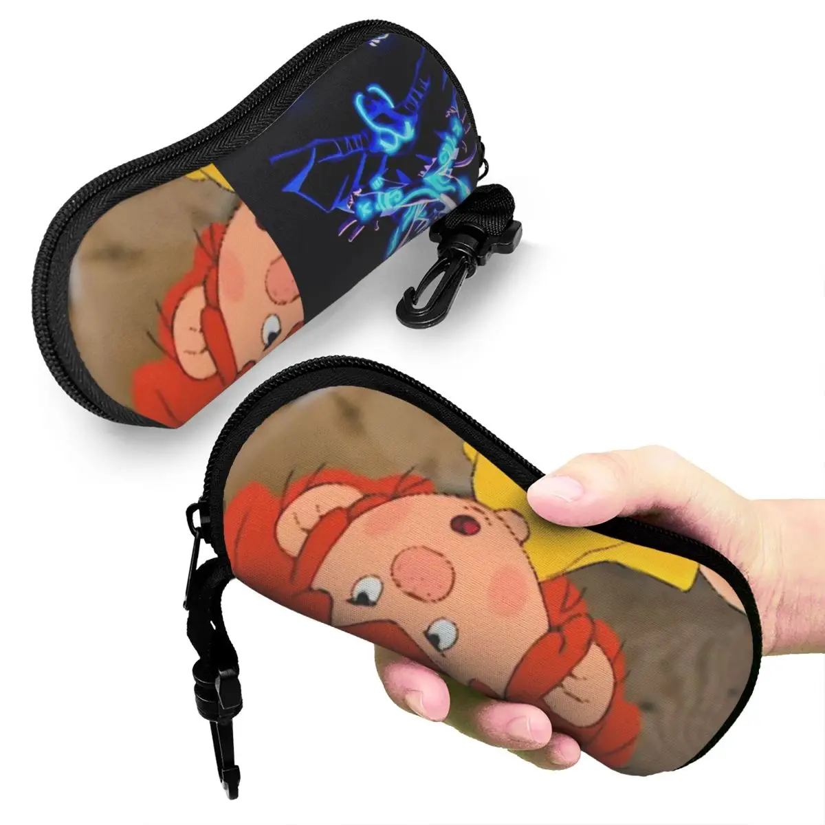 

Pumuckl Shell Glasses Case Protector Sunglasses Box Women Men Soft Eyeglass Bag Pouch