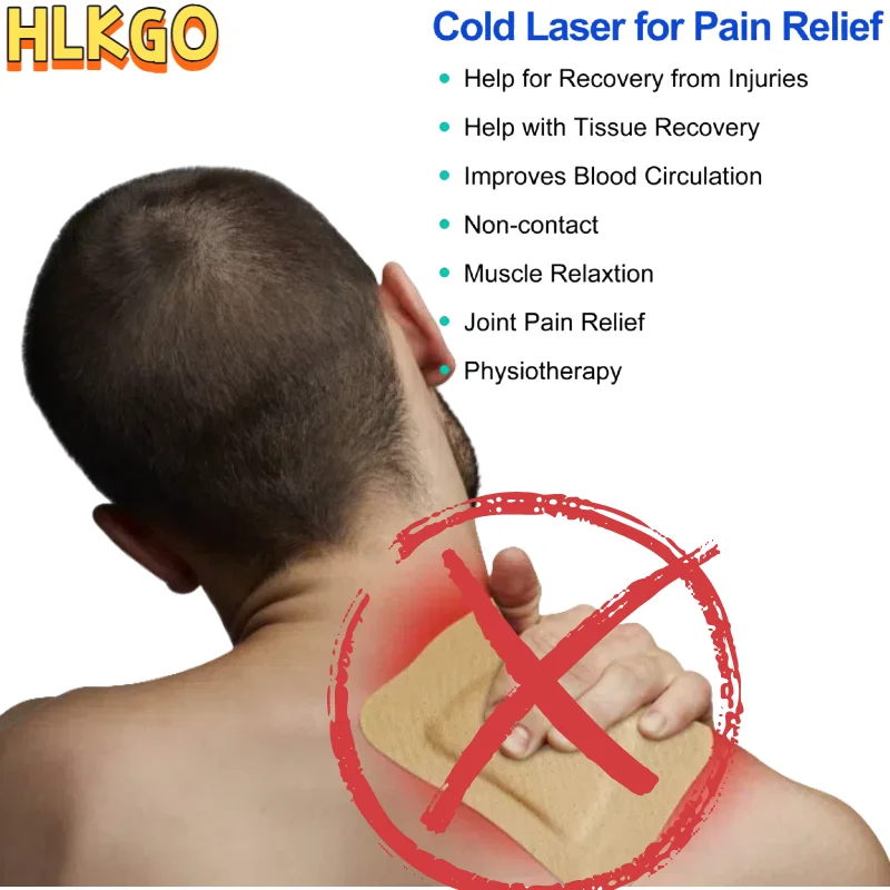 

Лазерное терапевтическое устройство 3x808 нм для боли в теле — физиотерапевтическое оборудование LLLT от боли в коленях, артрита, замороженных плечах и боли в домашних животных R