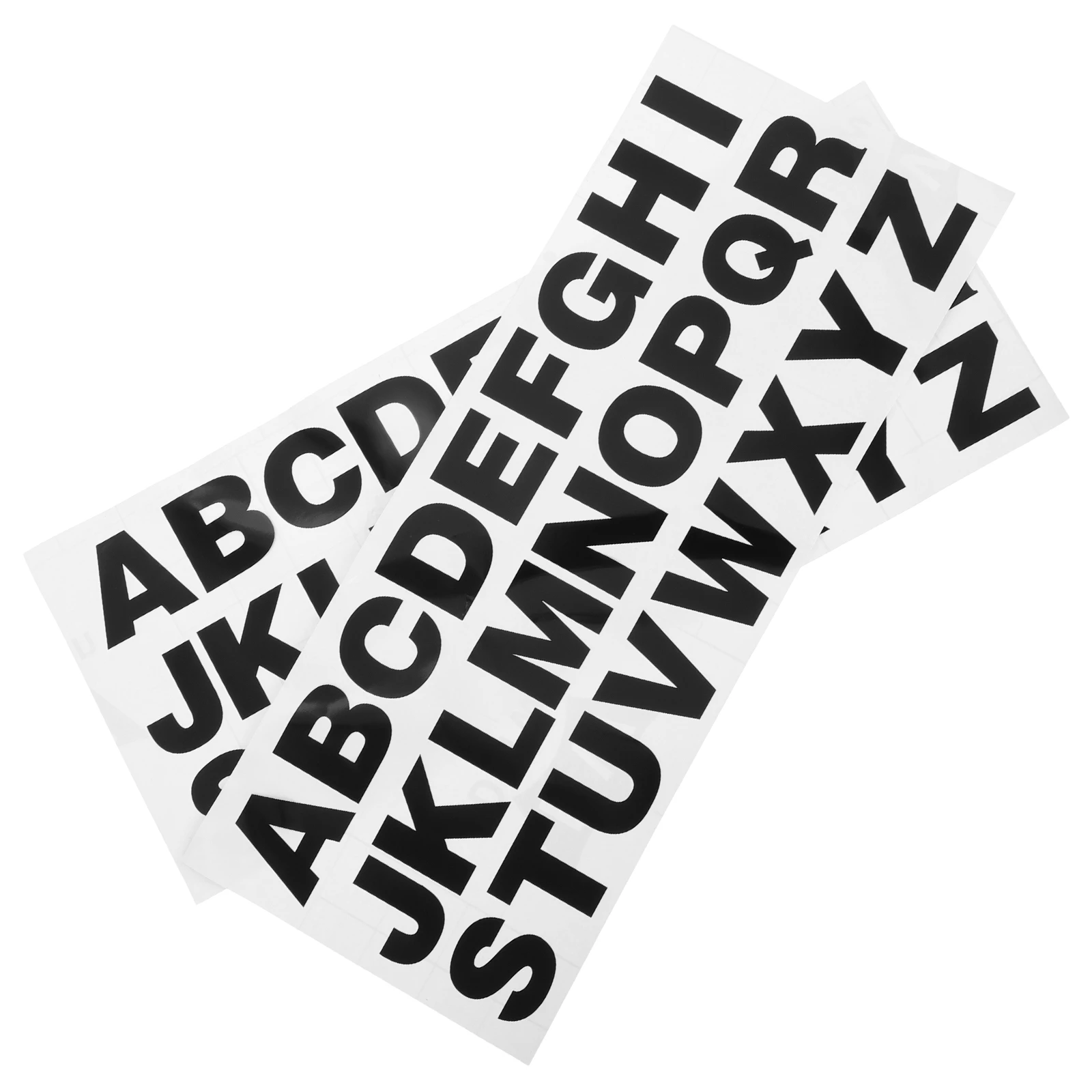 

2pcs Black Reflective Alphabet Stickers Large Vinyl Letter Number Decals For Cars Motorcycles Mailbox Wall Diy Decor Vehicle