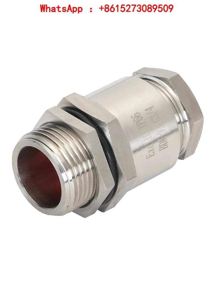 304 stainless steel single pressure explosion-proof gland cable sealing joint M20 * 1.5 single pressure metal joint G1/2