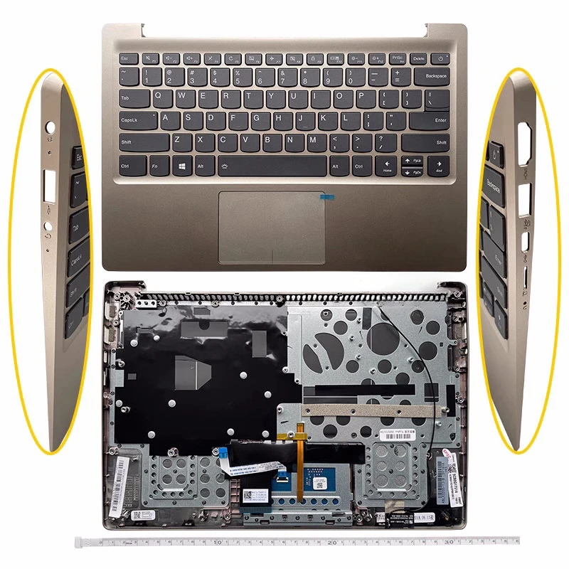 New For Lenovo ideapad 320S-13 320S-13IKB  LCD back cover Bezel Palmrest Upper Case Keyboard Bottom Cover Hinged cover5CB0P57052