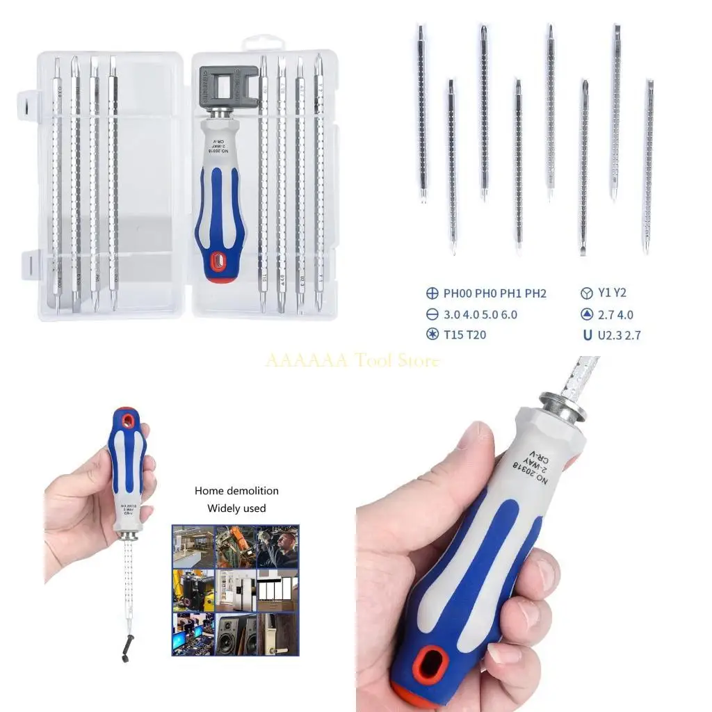 A2BE 18 In 1 Multifunctional Telescopic Screwdriver Household Appliances Repair Tool