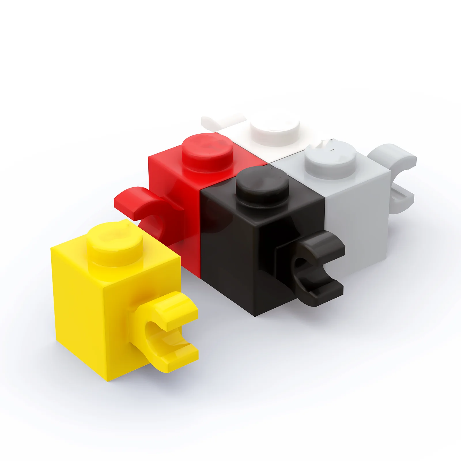 

1 шт. строительные блоки 60476, специальный конструктор 1x1 с зажимом, горизонтальная совместимая модульная игрушка GBC насыпью для высокотехнологичного набора MOC