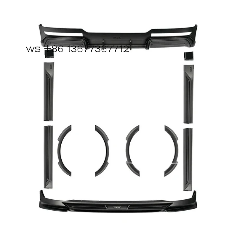 

Newest Exterior Modified Front Rear Bumper Lip Fender Flares Wide Body Kit Car Bumpers For MIX 2024