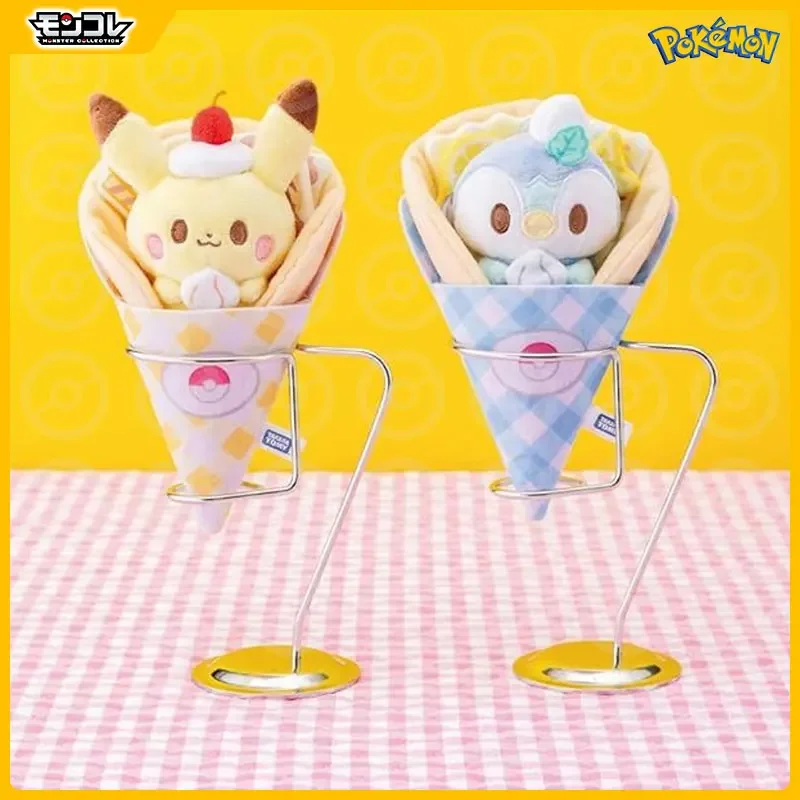 

Pokemon Peripheral Cartoon Cone Pikachu Piplup 20CM Detachable Figure Cute Model Plush Children's Toy Girl Birthday Present