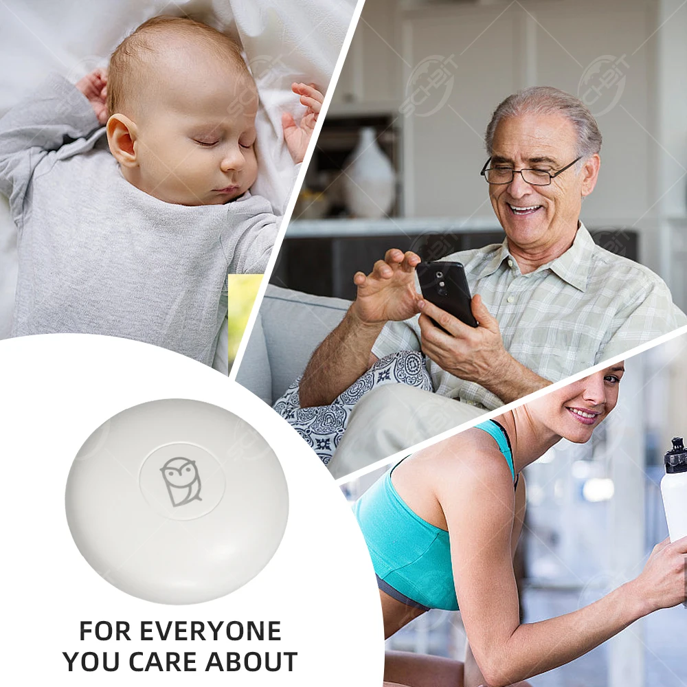 Smart Bluetooth Thermometer - Continuous Infant Temperature Monitoring Remote Temperature Tracking High and Low Fever Alerts