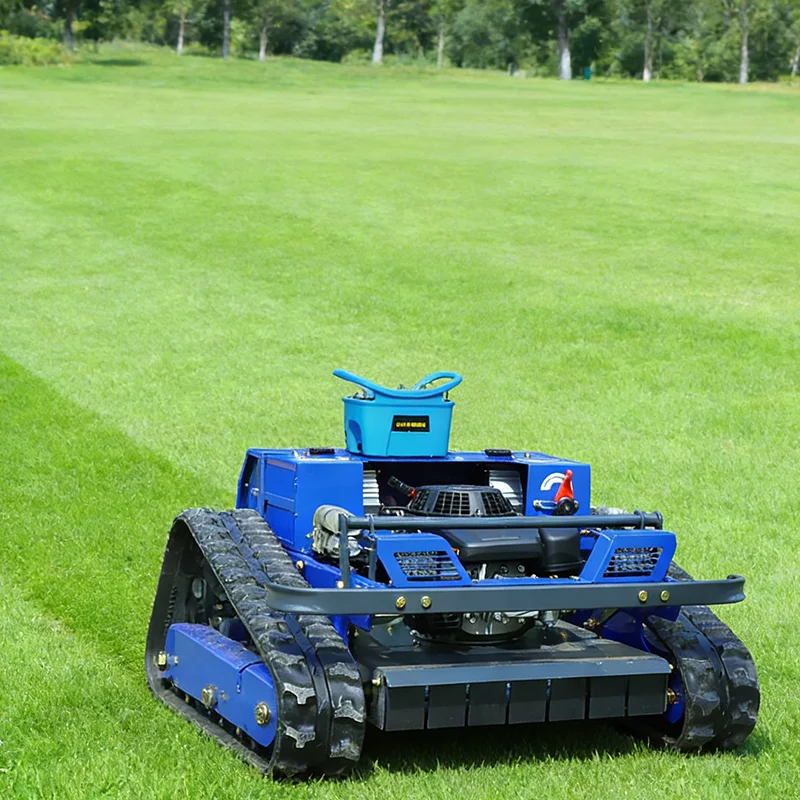

Customized household intelligent remote control all terrain tracked lawn mower