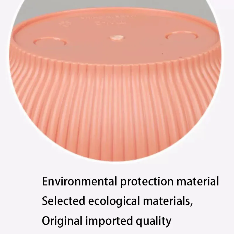 Simple environmental protection round large diameter thickened flowerpot horticultural flowerpot simple thickened flowerpot