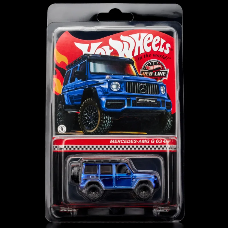 1/64 Hot Wheels Red Line Diecast Car Model RLC NISSAN SKYLINE GT-R R34 AMG G63 Collectible Model Room Ornament Boy Toy Kid Gifts view 2