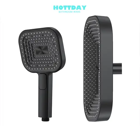Adjustable hand Shower 3 Mode Rainfall Shower Large Flow Showerhead High Pressure Water Saving Shower Mixer Bathroom Accessories