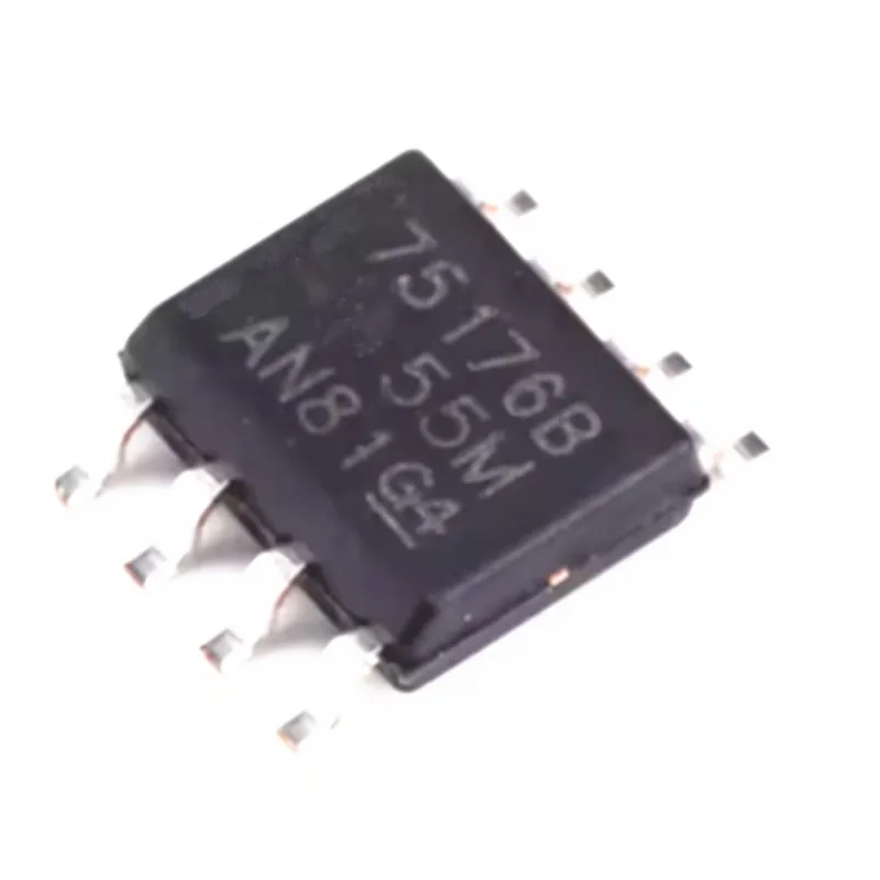 

10PCS 100%NEW SN75176BDR 75176B SN75176DR 75176 SOP-8 RS422/RS485 differential transceiver chip Differential transceiver