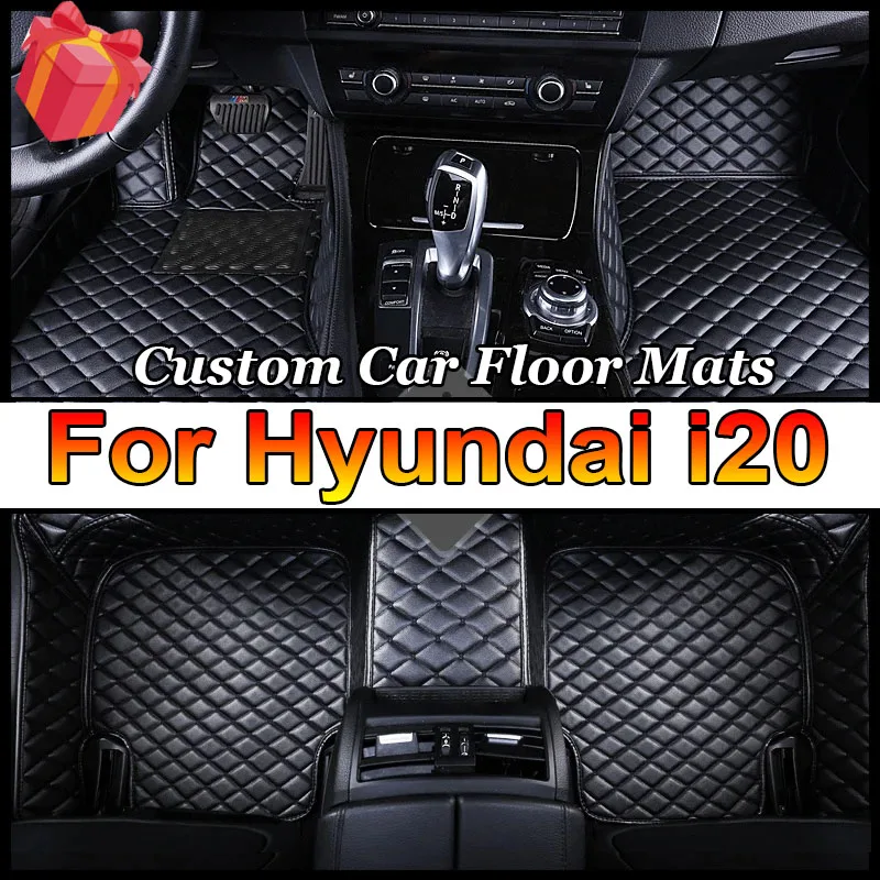 For Hyundai i20 BC3 2021 2022 2023 5seat Car Floor Mats Dustproof Rug Europe Version Carpets Alfombrillas Coche Car Accessories