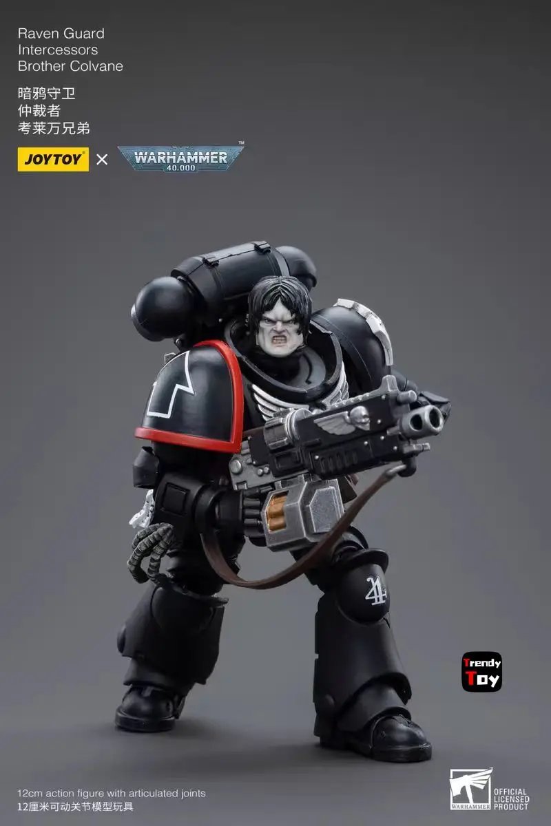 

【24-Hour Shipping】JOYTOY Warhammer 40K Raven Guard Intercessors Brother Colvane 1/18 Action Figure Toys