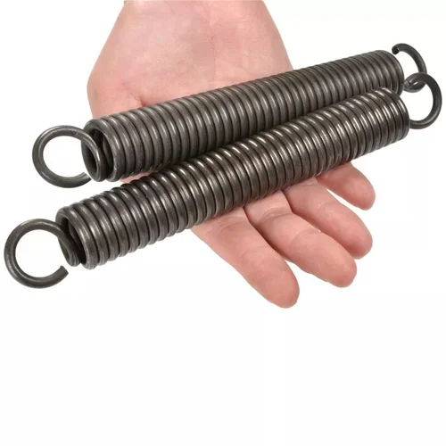 Imagen 2 del producto Resorte de gancho único de acero con resorte, resorte de horno, diámetro del alambre 4 mm, diámetro exterior 25 mm, longitud 100/120/150/180/200/220/250/280/300 mm.