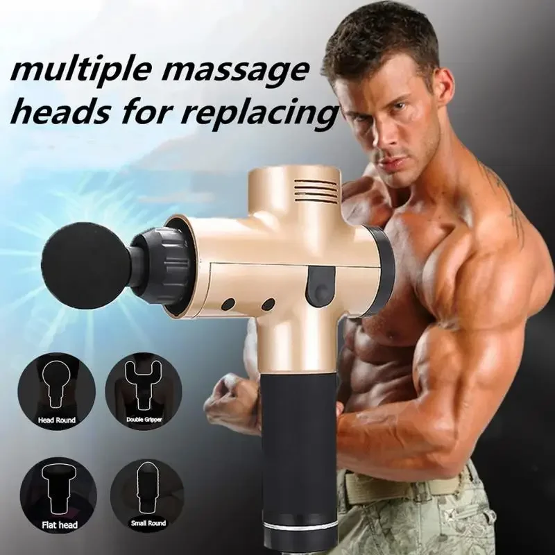 Universal Fascia Gun Massage Head Silicone Massage Gun Head Set Body Relaxation Fascia Massager Gun Replacement Silicone Head