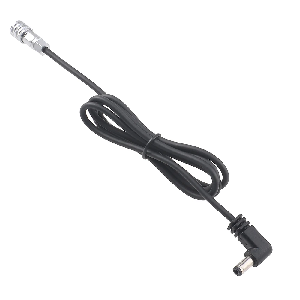 FOTGA BMPCC 4K DC 인터페이스 엘보 전원 공급 장치 라인 케이블, 용수철 라인 무선 전원 코드, 미니 카메라 사진