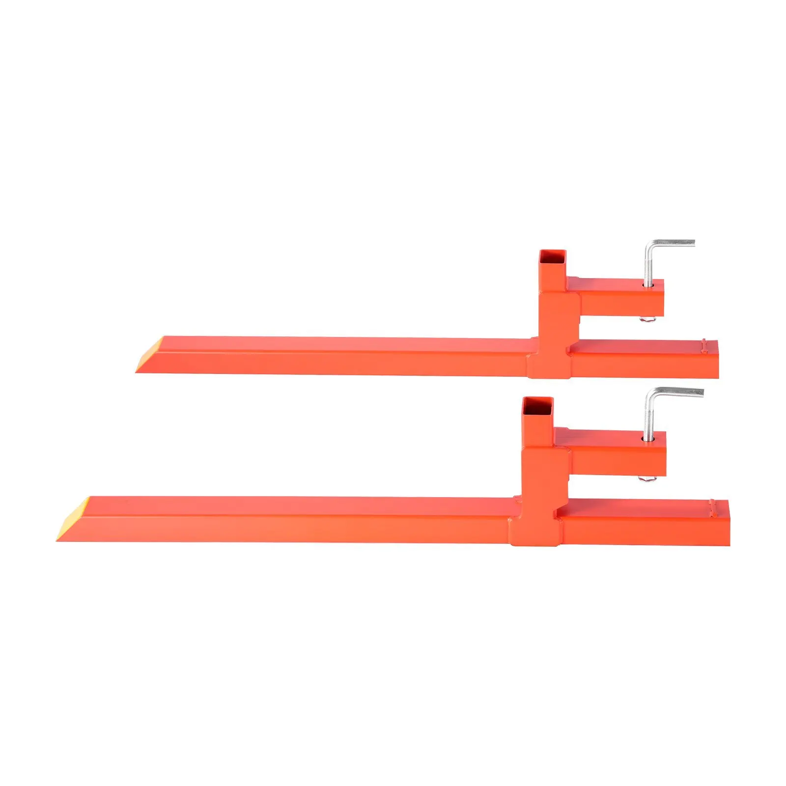 

Pallet Forks, 2000 lbs Clamp on Pallet Forks, 43-Inch Total Length Heavy-Duty Quick Attach Tractor Fork Compatible with Tract