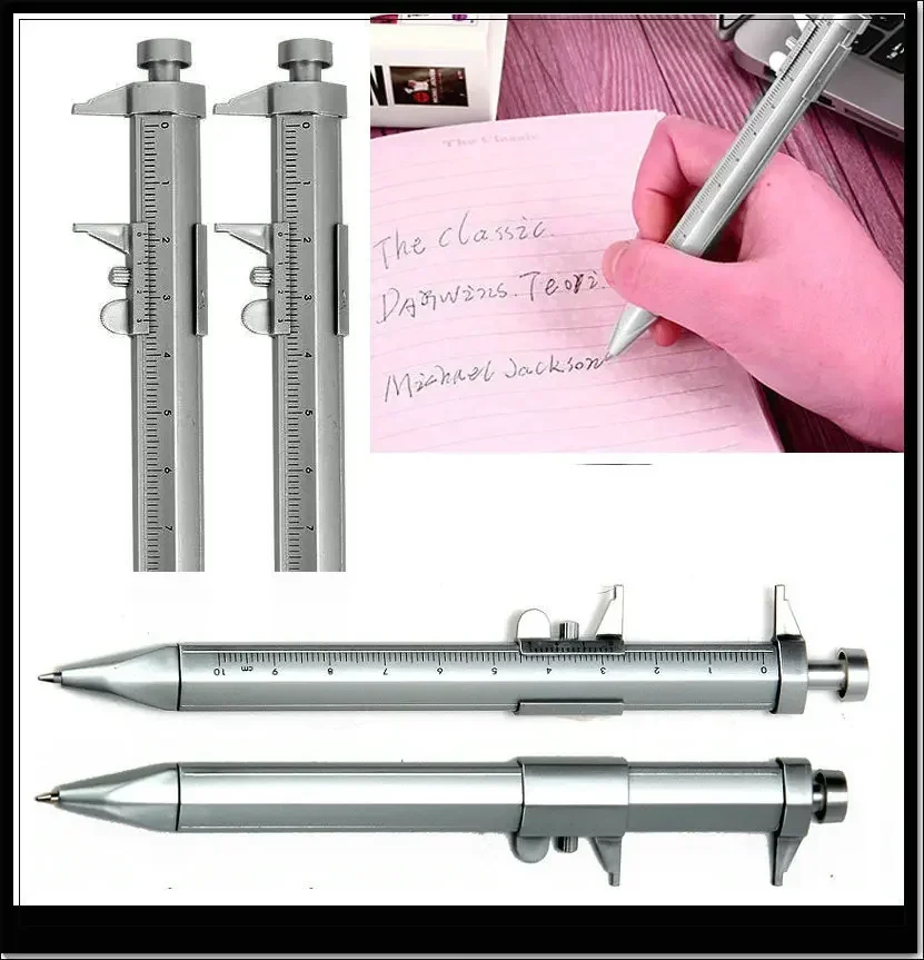 A100PCS Ruler Pen Boy Gift Stationery Frame Ruler Type 100 Cell Mm Mm Quantity Gauge Scale Ruler Ballpoint Pen