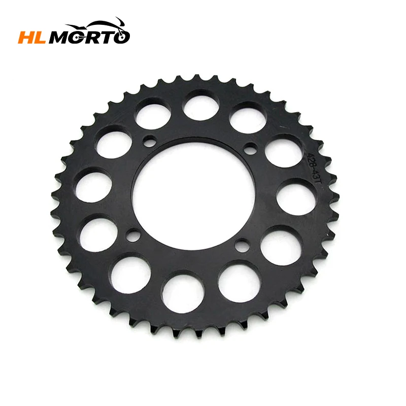 

428-43T Tooth Sprocket 76MM Rear Back Chain Sprocket Cog For Quad Dirt Pit Bike ATV