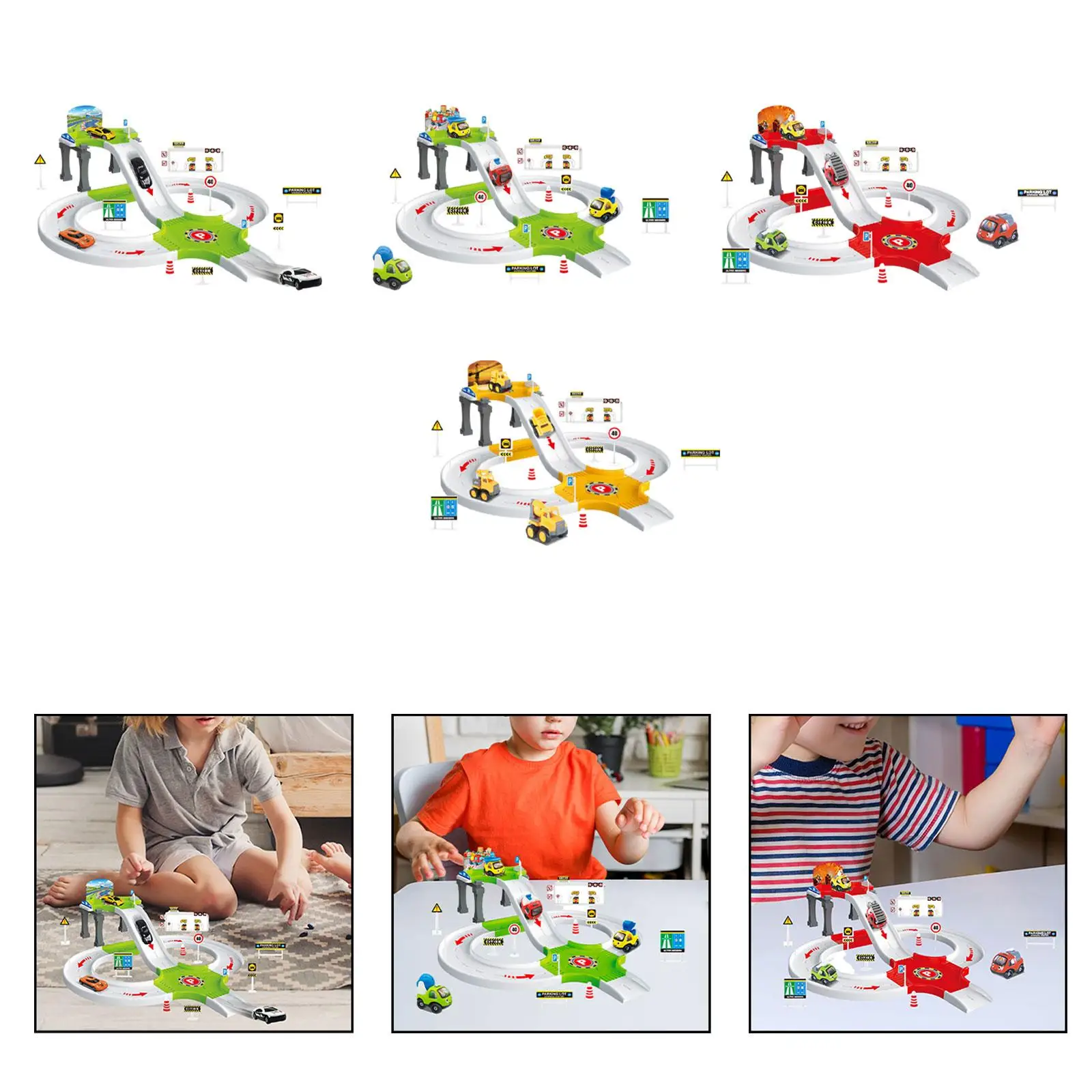 

Assembled Toy Aged 4-6 Education Tool Gifts Sturdy Preschool Car Games Toys