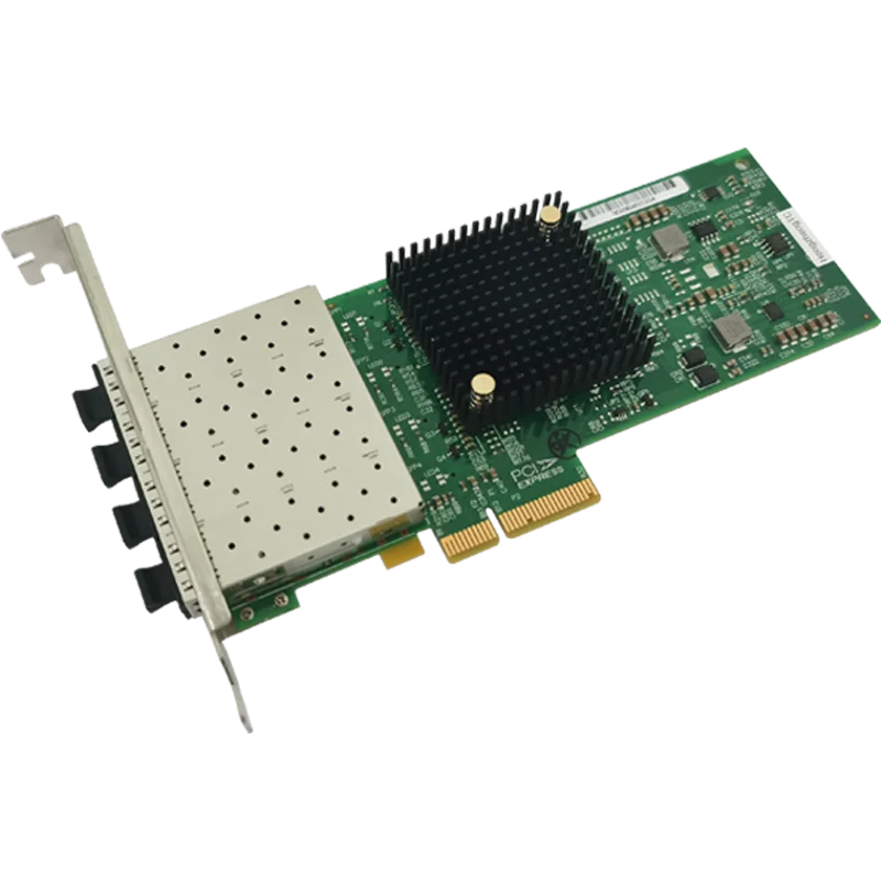 

Factory Direct Sale HZ1I350F4 I350-AM4 PCIE V2.1 5 GT/sec SFP 1000Mbps Fibre Channel Adapter Optical Fiber Network Card