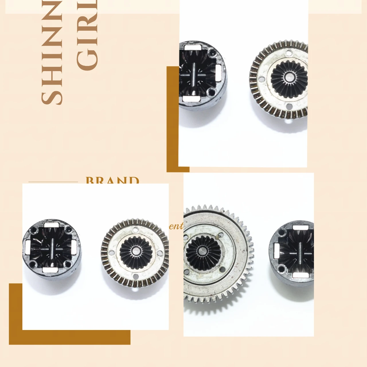 GPM Harden Steel Differential Bevel Gear And Pinion Gear Set for ARRMA 1/8 Kraton Outcast 6S Front Center Rear - Racing Upgrade