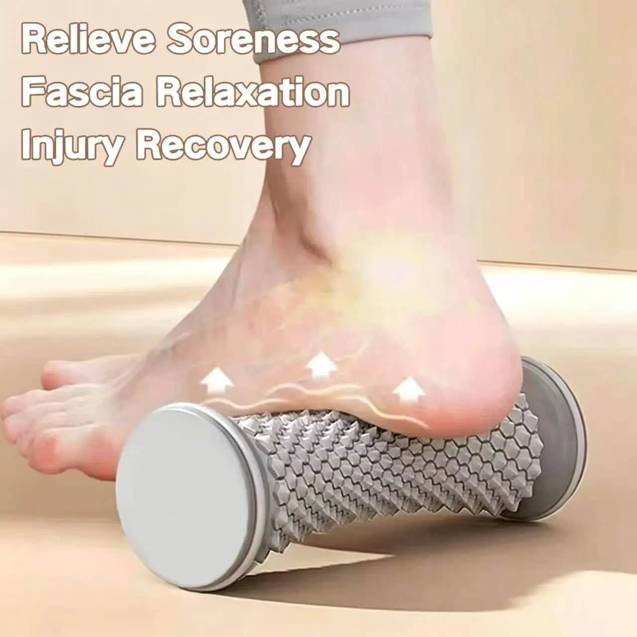 Rouleau de massage pour les pieds à usage multi-scènes, soulage les douleurs et la fatigue des pieds dues à la position assise prolongée et à la marche