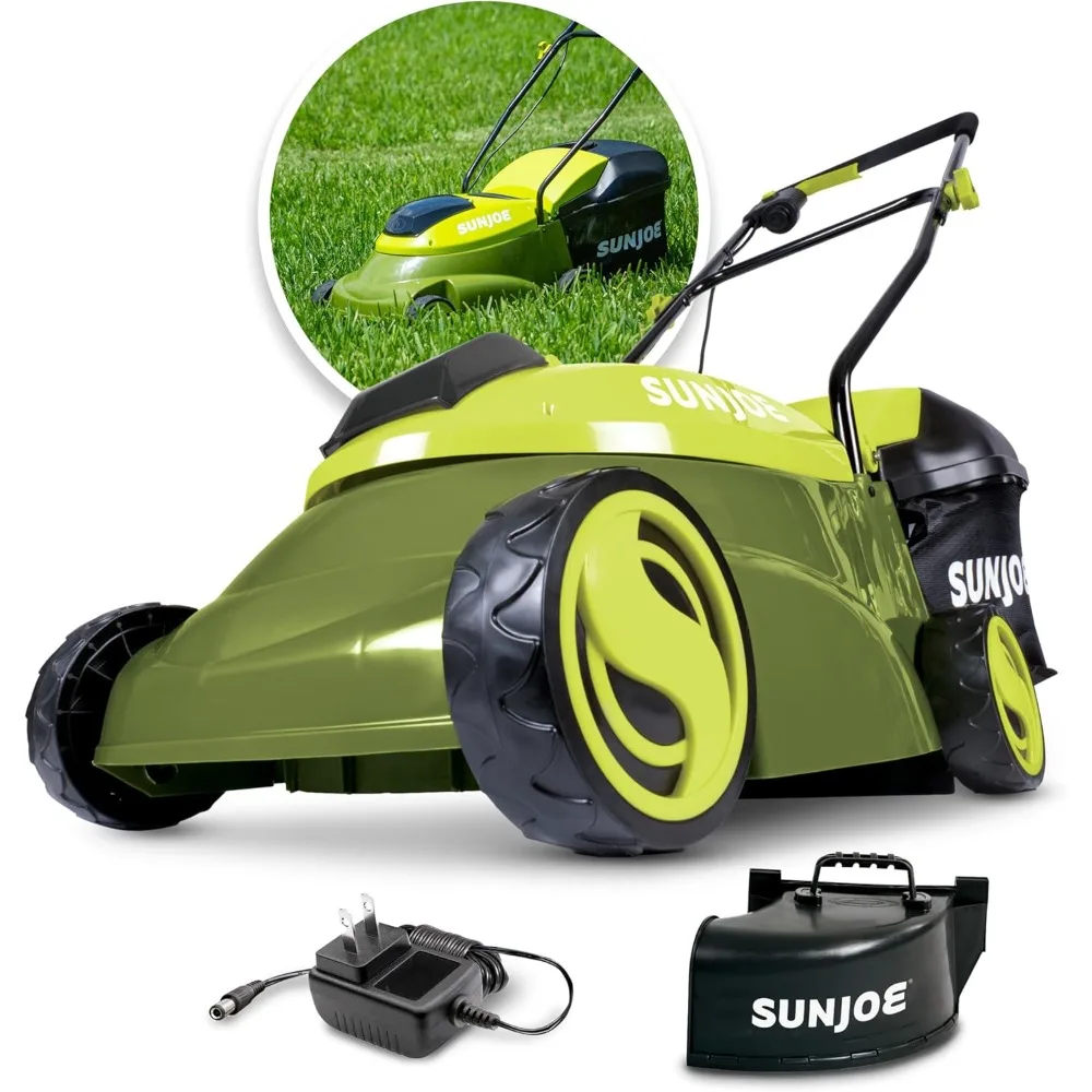 14-Inch 28-Volt Cordless Push Lawn Mower, w/Rear Discharge Chute, Pro Version