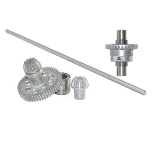 HOSIM XLH 9125 RC CARスペアパーツアップグレードアクセサリー用にセットセット付きギア付きのすべてのメタルメインアクスルドライブシャフト 10ベストセールスHOSIM 9125部品-6