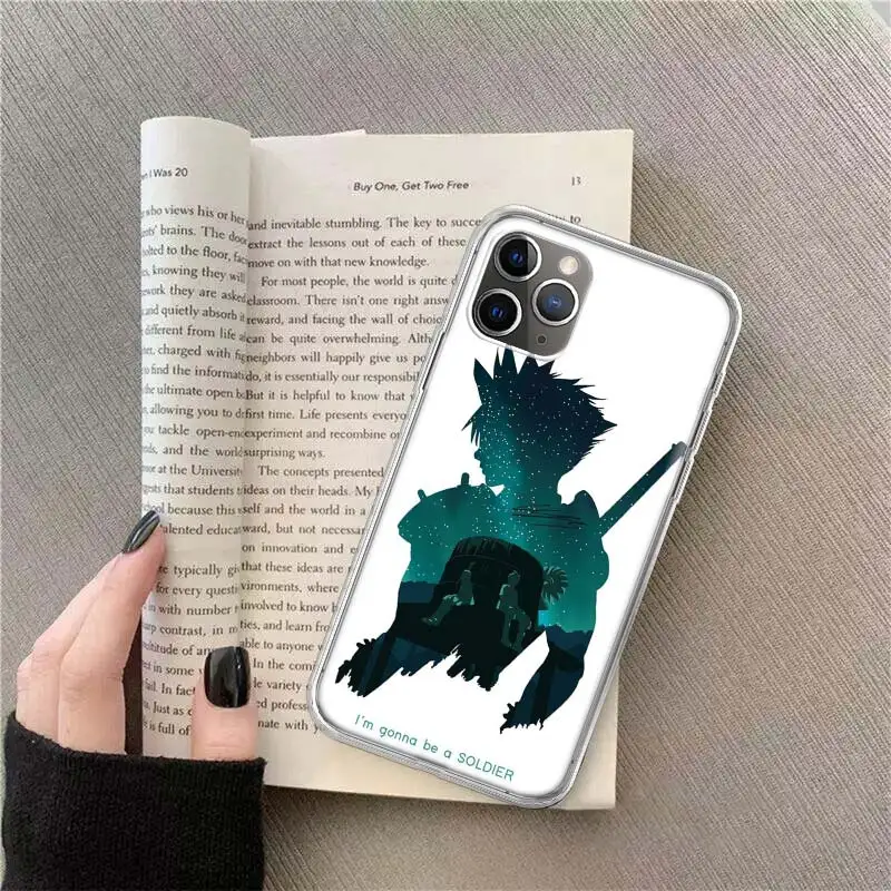 Final Fantasy VII Phone For Apple Iphone 14 12 13 15 Pro Max Mini 11 16 Plus X XS XR Case SE 2020 Shell Cover Clear TPU Protect